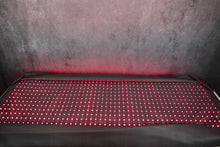 Load image into Gallery viewer, The red light therapy sauna capsule contains 2,352 LEDs: 1,176 660nm (visible red, non-heat generating) and 1,176 850nm (infrared, invisible, heat generating).  It has three modes:  Constant, Pulsed, and Ramp Up/Ramp Down.
