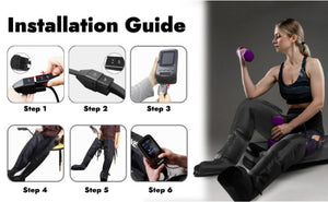 Air Compression Recovery System for Lymphatic Leg Massage